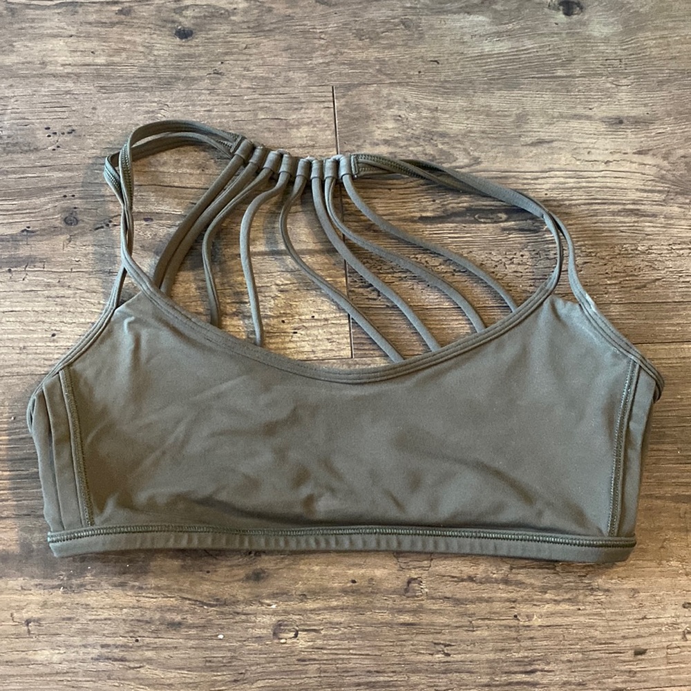 Lululemon strappy sports bra
